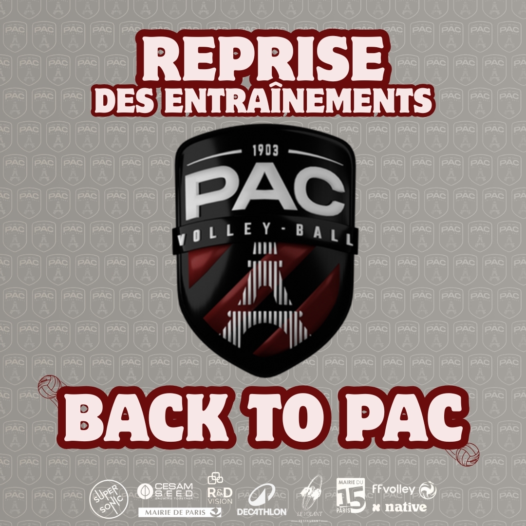 Reprise des entraînements