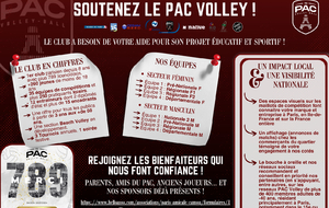 Soutenez le PAC VOLLEY !